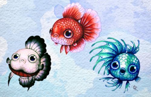 Featured image of post Cute Betta Fish Art