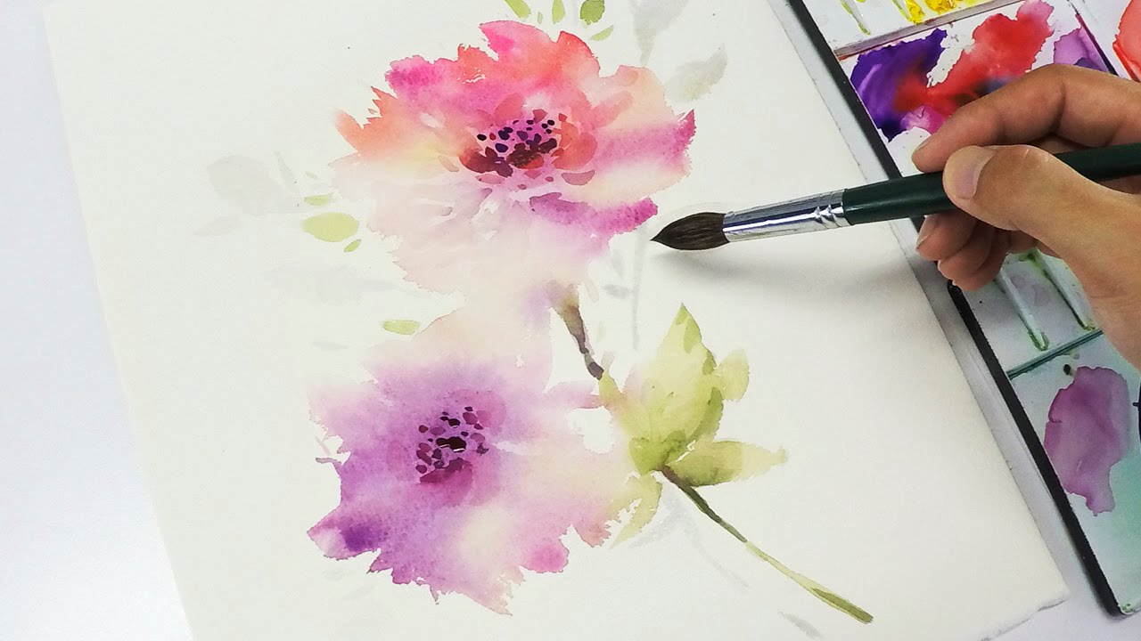 Featured image of post How To Paint Flowers With Watercolors