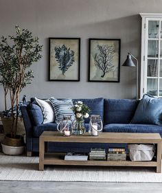 Featured image of post Living Room Paint Ideas With Blue Furniture