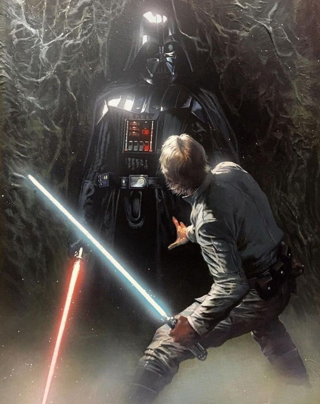 Featured image of post Luke Skywalker Vs Darth Vader Art