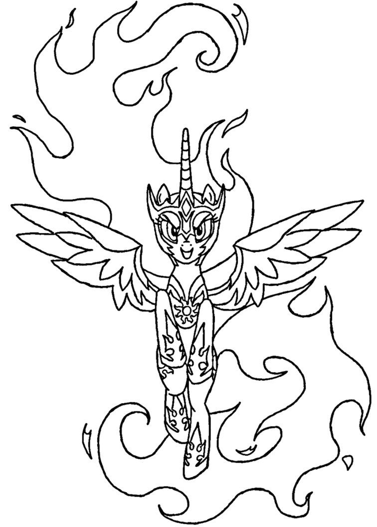 Featured image of post Nightmare Moon Daybreaker My Little Pony Coloring Pages